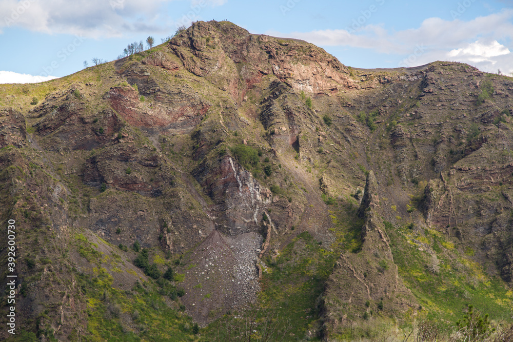 Fototapeta premium Mount Soma which is part of Mount Vesuvius, Naples Italy