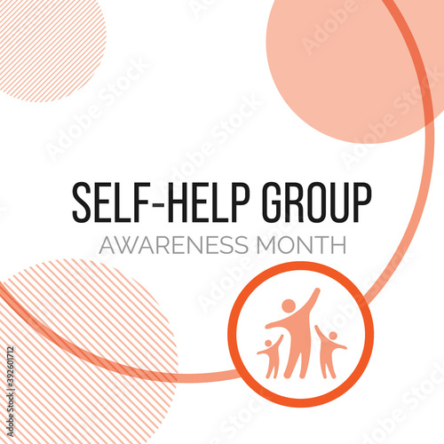 Vector illustration on the theme of Self Help group awareness month observed each year during January.
