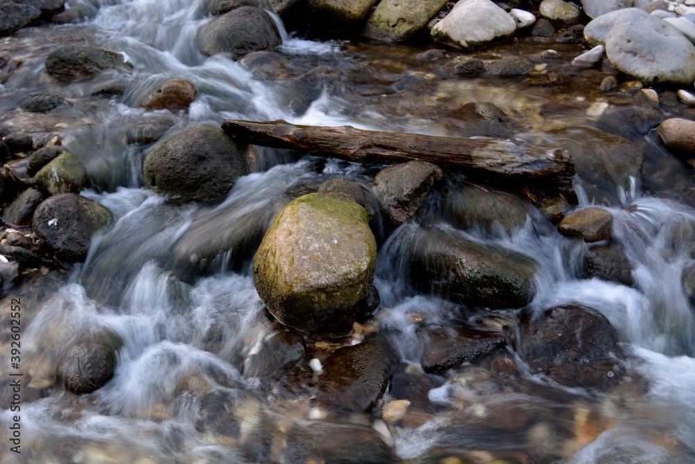 A small cascade of waterfalls on the river. A small cascade of waterfalls on the river.