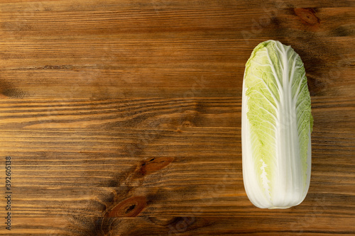 Whole Chinese Cabbage, Napa Cabbage or Wombok photo