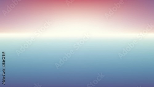 Abstract stylised horizon with sun, sky and sea / ocean. Changing atmosphere and color. Seamless looping