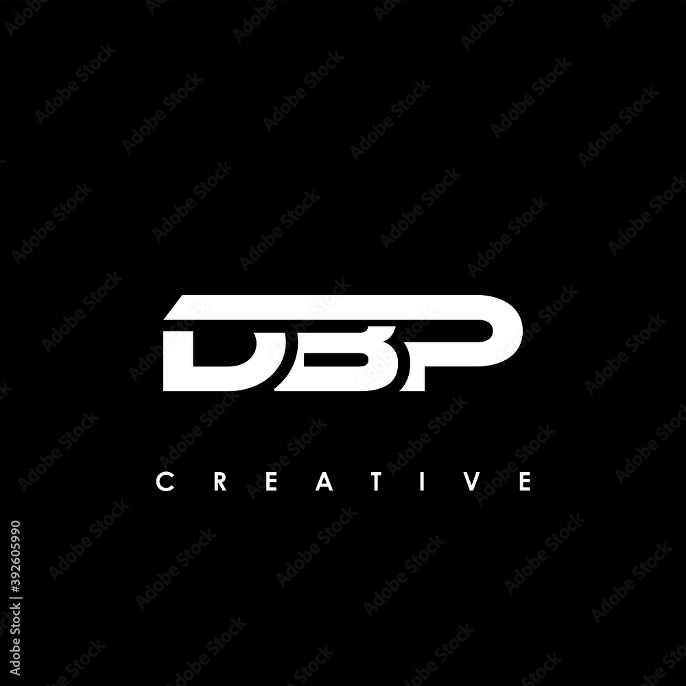 DBP Letter Initial Logo Design Template Vector Illustration	
