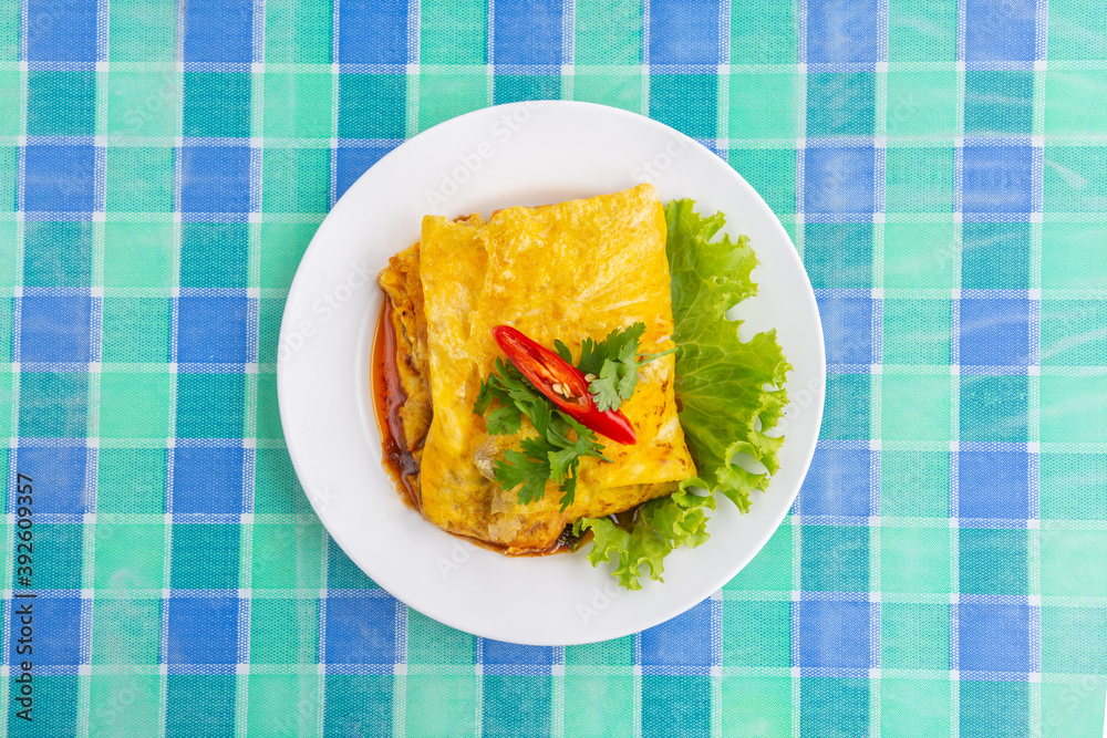 Stuffed Omelette with Minced Pork