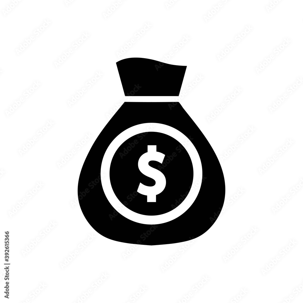 Cash bag icon Cash bag icon
