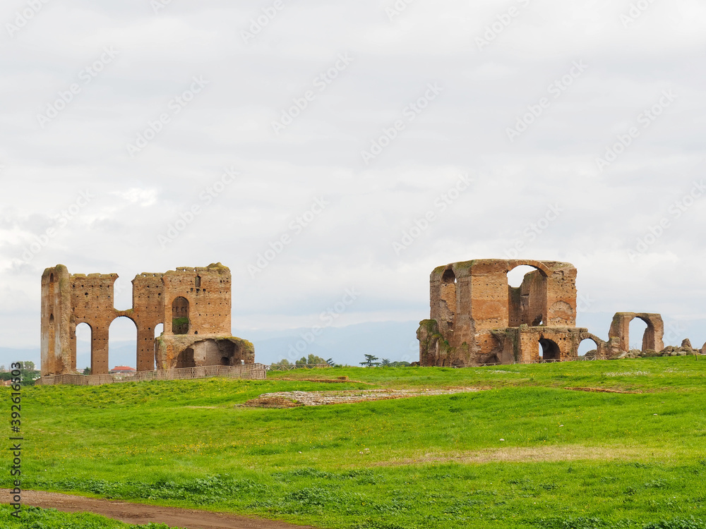 Roman Ruins at Quintili Villa
