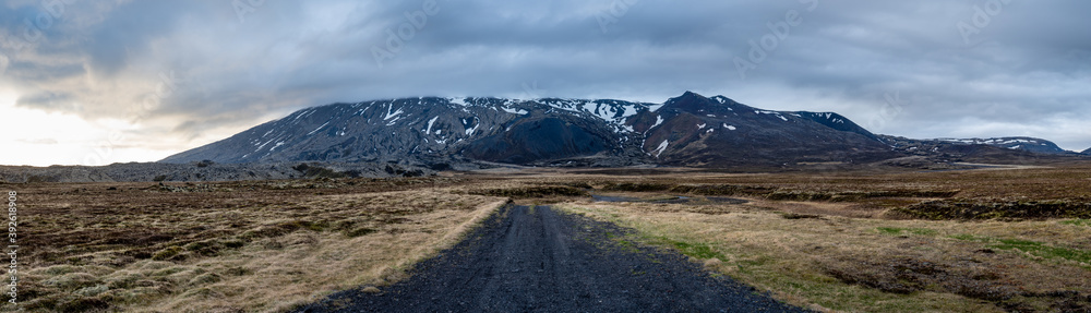 Snæfellsjökull in Snaefellsjokull National Park iceland landscape, in Snæfellsjökull in Snaefellsjokull National Park iceland landscape, in