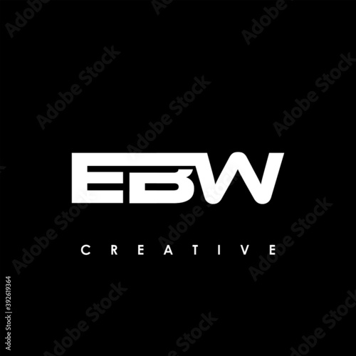 EBW Letter Initial Logo Design Template Vector Illustration	
