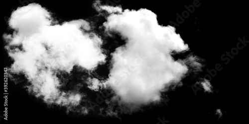 Cloud Stock Image In Black Background