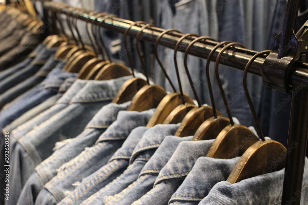 Obraz premium Cloth Store in the Hongdae Street South Korea