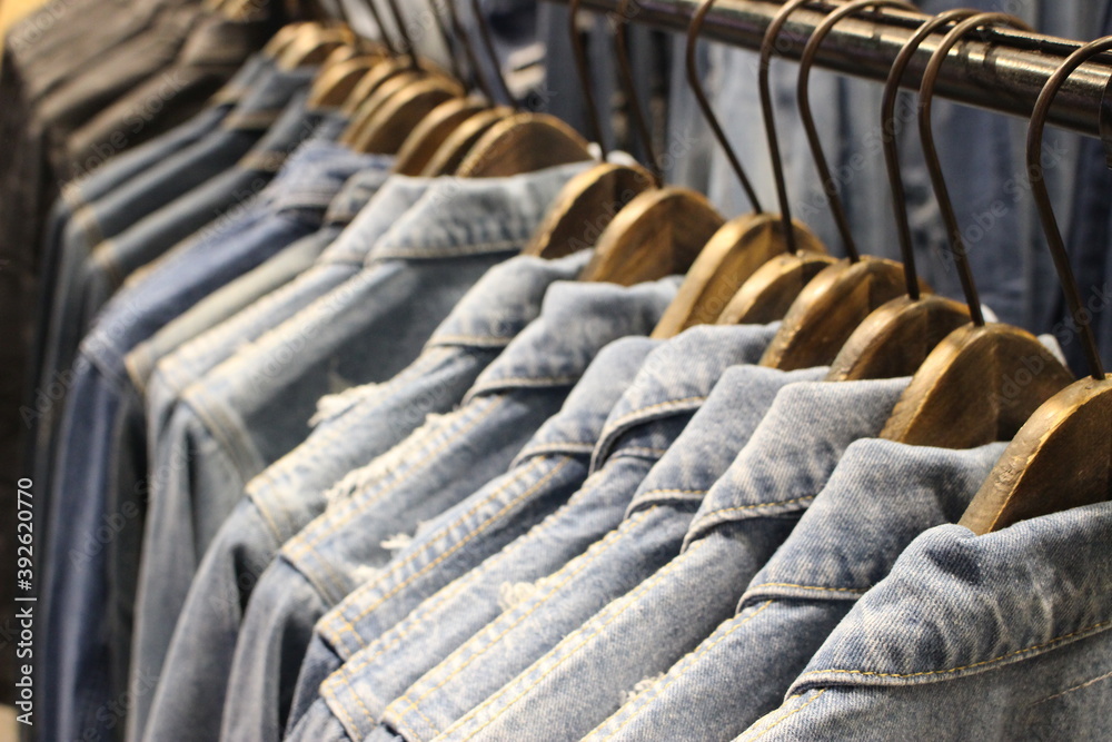 Obraz premium Cloth Store in the Hongdae Street South Korea