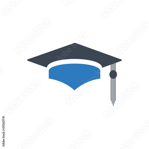 Graduation cap icon ( vector illustration )