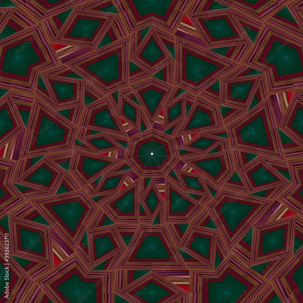 kaleidoscope of geometric multicolored patterns.abstract background. kaleidoscope of geometric multicolored patterns.abstract background.