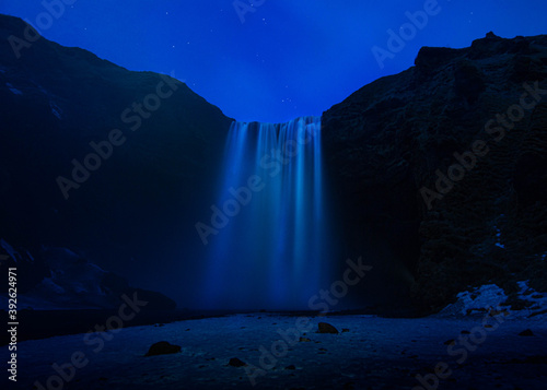 falls at night