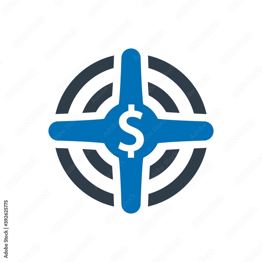 Business target icon Business target icon