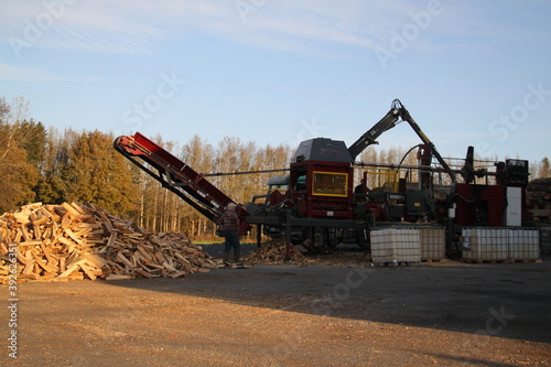 Machine à bois fendeuse bois de chauffage 