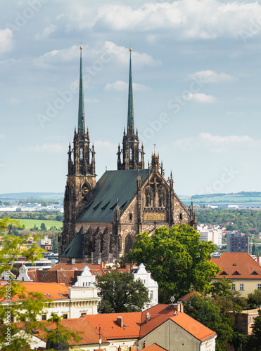 Cathedral of St. Peter and Paul. City of Brno - Czech Republic - Europe. (ID: 392627348)