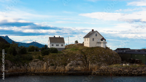 Lofoten, Norway. The beautiful dramatic sea side