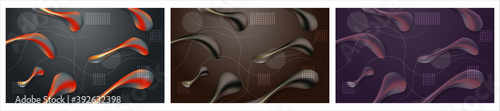 Dark gradient fluid shape background. Luxury, minimalist, suitable for wallpapers, banners, gaming, cards, book illustrations, landing pages, etc.