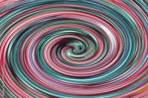 Predominantly pink color swirl illustration image close up