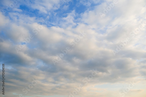Fototapeta Naklejka Na Ścianę i Meble -  Natural Blue sky background with clouds