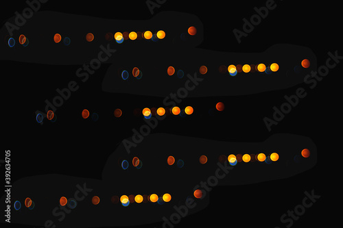 Abstract multi colored Lights bokeh . Unfocused Light background. Blured night light. background