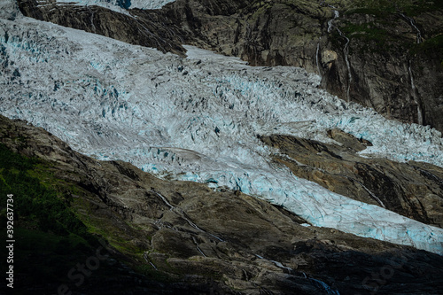 Part from the Boeyabreen glacier photo