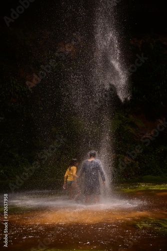 waterfall in the rain © Celso