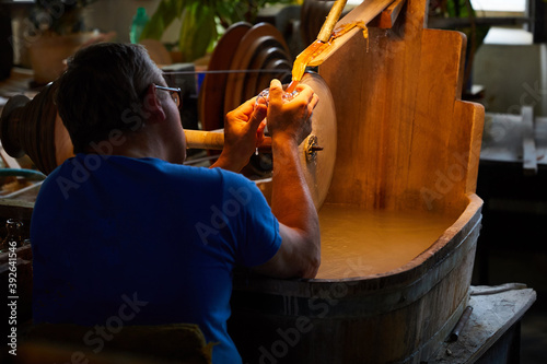 Glass grinding