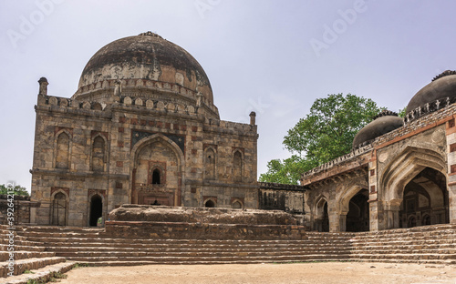 Gardens Lodi city park in Delhi with the tombs of the Pashtun dynasties Sayyid and Lodi, India
