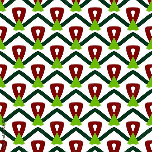 Seamless pattern with interesting geometric elements.