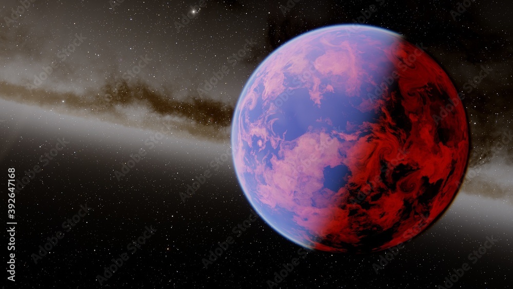 Planets of deep space, extrasolar planets, outer space Planets of deep space, extrasolar planets, outer space