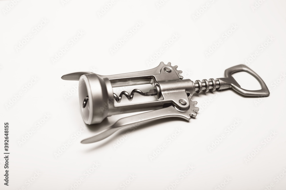 corkscrew isolated on white background corkscrew isolated on white background