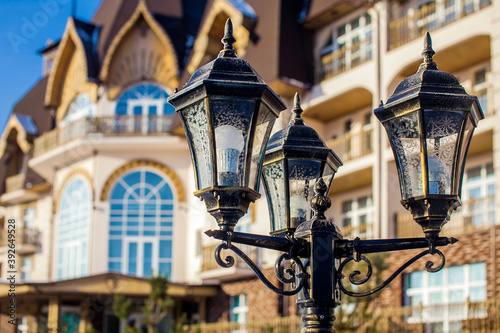 Photography street lamp
