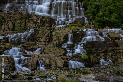 Tvindefossen near Vossevangen in Norway photo