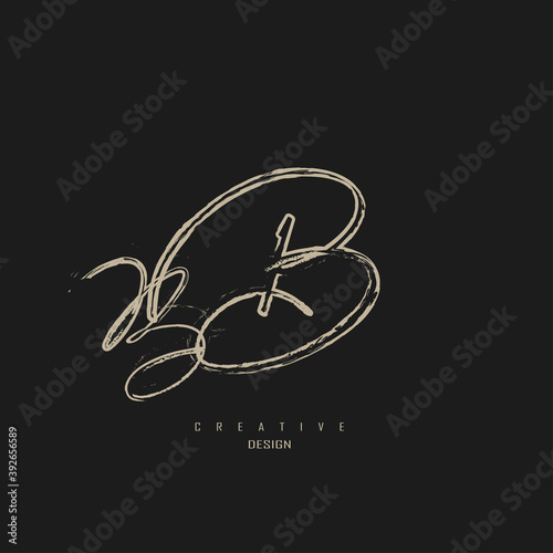 elegant and luxurious bb logo