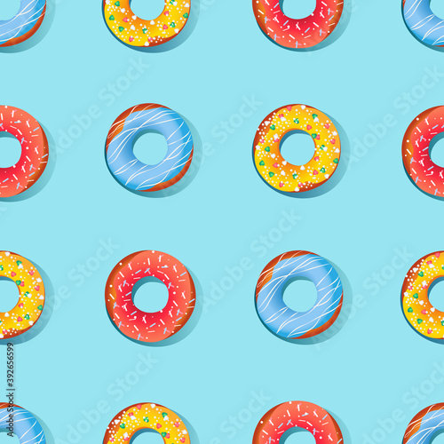  Seamless pattern in the form of confectionery products.