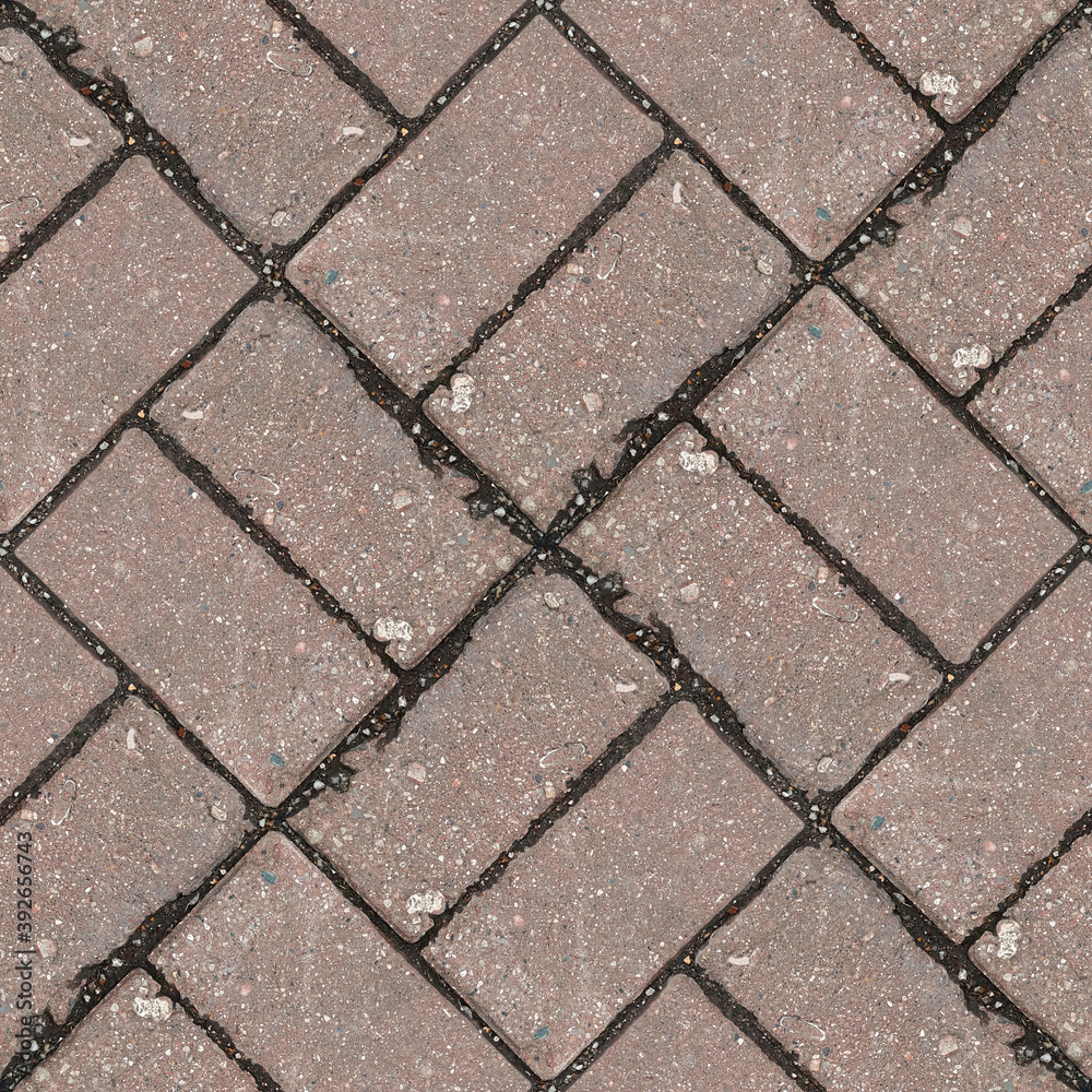 Obraz premium Seamless pattern of stone pavement