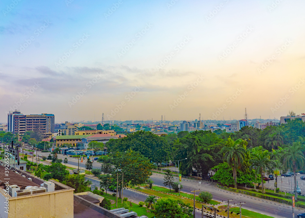 Obraz premium Lagos Sky line