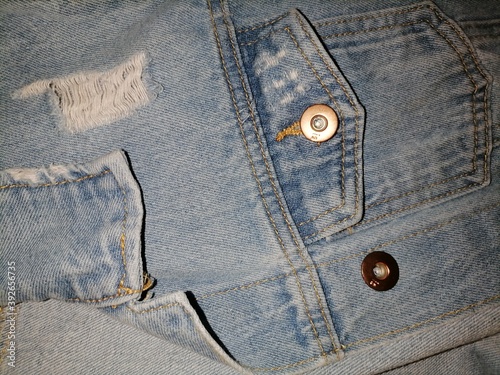blue jeans pocket