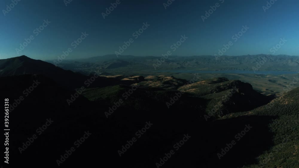 Aerial drone view of forests and cliffs at Theodor Roosevelt lake overlook in Tonto National Forest in Arizona, United States Aerial drone view of forests and cliffs at Theodor Roosevelt lake overlook in Tonto National Forest in Arizona, United States