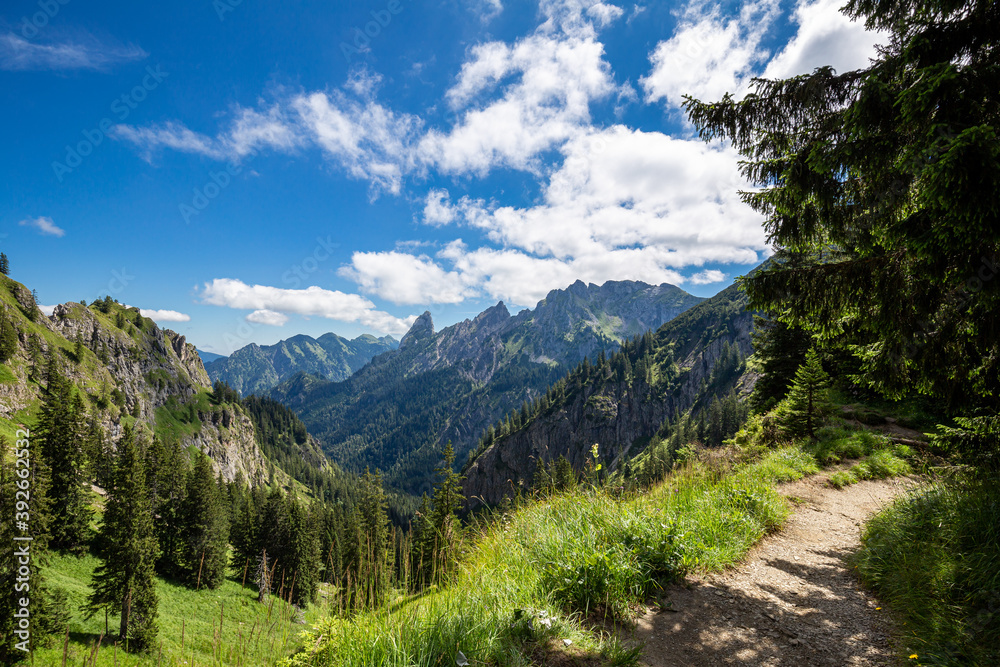 In den Ammergauer Alpen In den Ammergauer Alpen