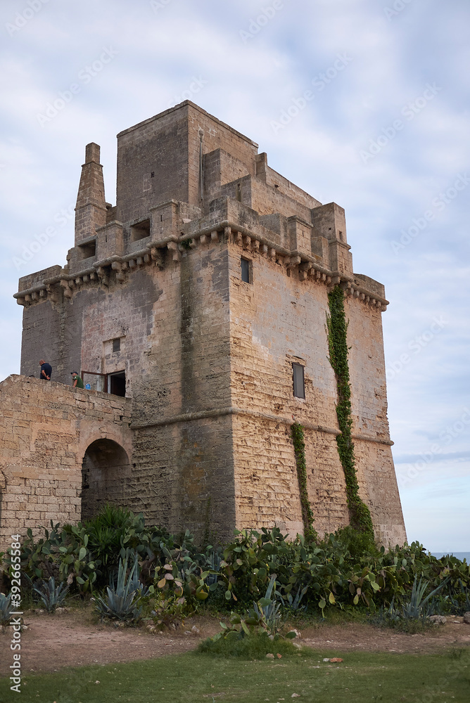 Torre Colimena, Italy - September 02, 2020: View of Torre Colimena