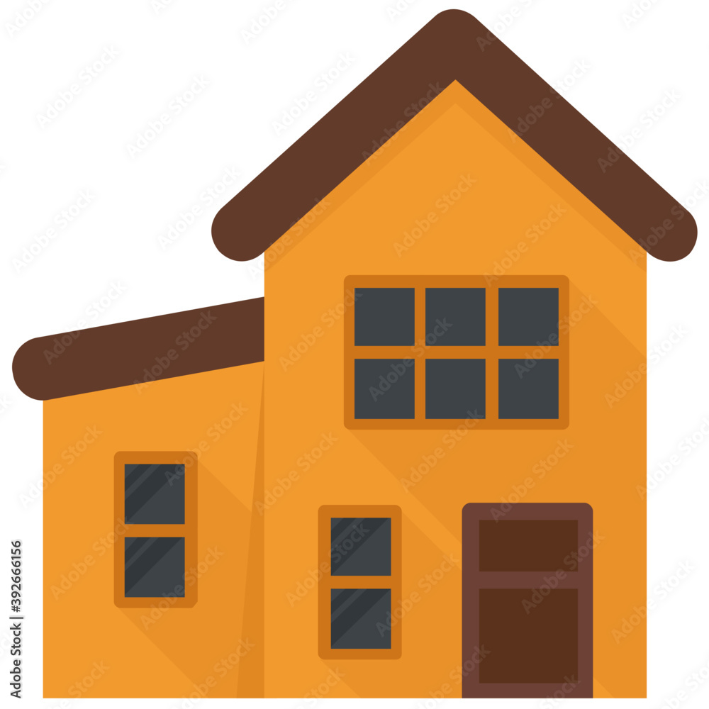 A family house, residential building
A family house, residential building
