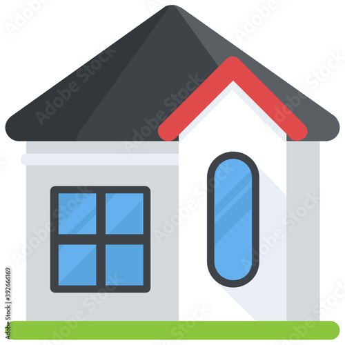 
A family house, residential building
