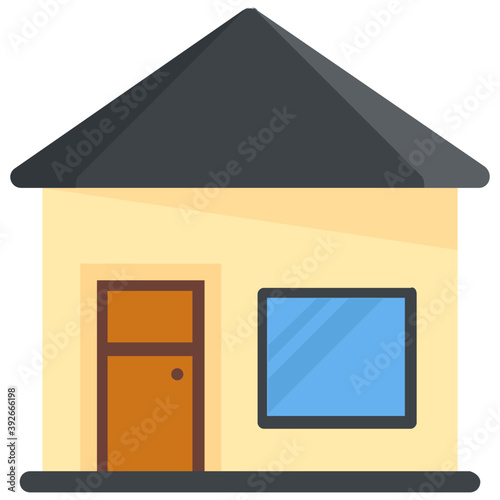 
A family house, residential building
