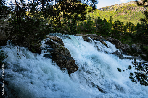 water creation at the Likholefossen