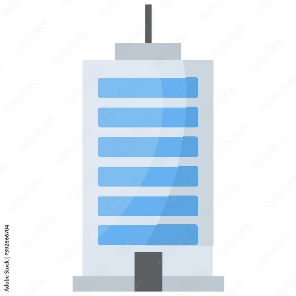 Flat icon design of high rise building
Flat icon design of high rise building