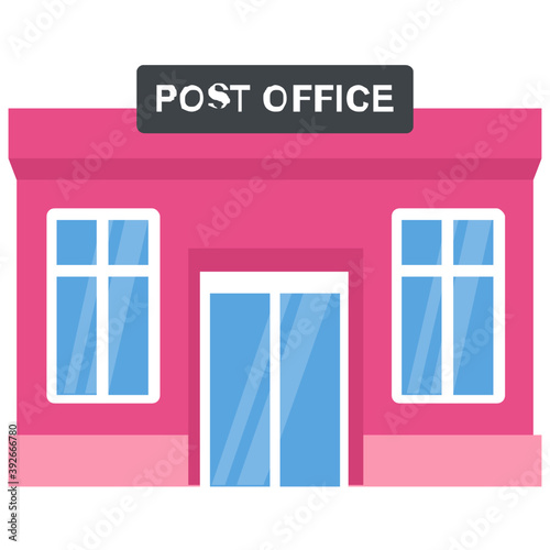 
A mail depot building, a post office
