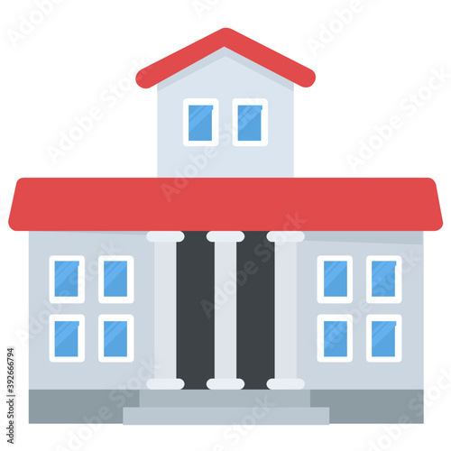 
A family house, residential building
