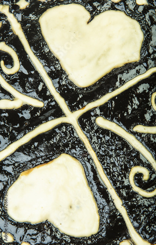Detail of Czech traditional cake 